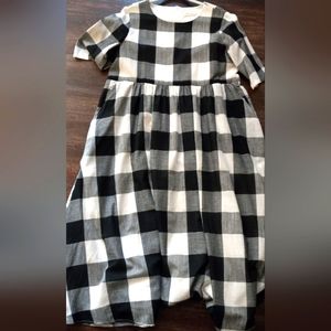 Roolee Buffalo Plaid Gingham Maxi Dress